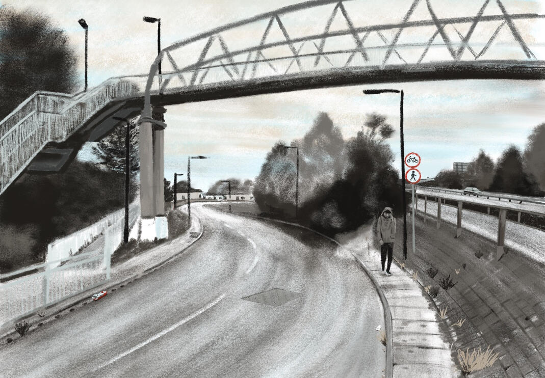 Flyover Yorkshire Charcoal