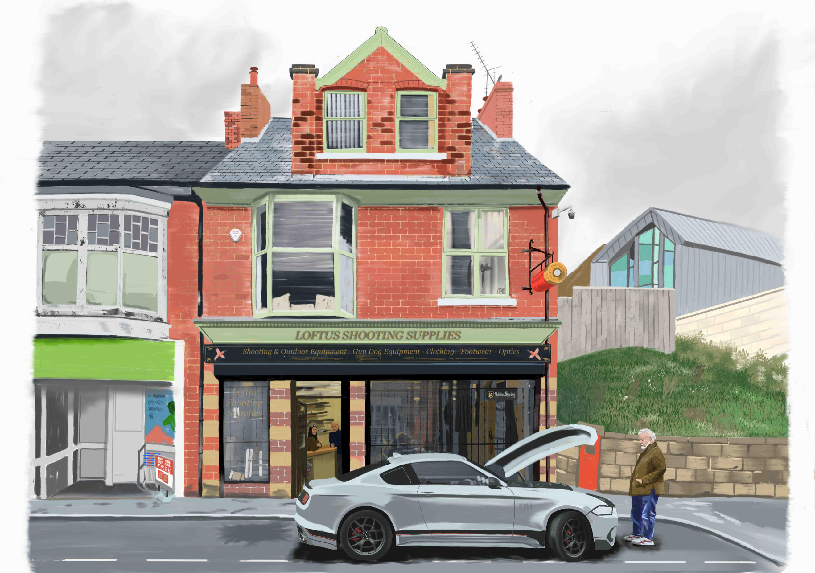 LOFTUS A moment captured in this little known town near Saltburn, in the historic county of Yorkshire. Commission - not for sale.